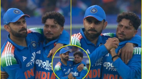 Virat-Kuldeep का BroMance देखा क्या? LIVE Match में KING ने किया कपल डांस; देखें VIDEO