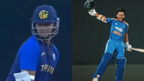 VIDEO: 'दो भाई और दोनों ही तबाही', यशस्वी जायसवाल के बड़े भाई ने भी ठोकी तूफानी हाफ सेंचुरी