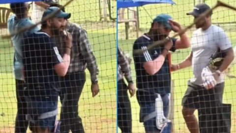 रोहित शर्मा को फैन ने दिया वड़ा पाव का ऑफर.., प्रैक्टिस सेशन का मजेदार VIDEO हुआ वायरल