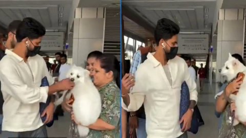 NZ सीरीज से पहले एयरपोर्ट पर बाल-बाल बचे श्रेयस अय्यर, फैन का डॉग बना वजह; VIDEO वायरल