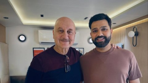 Anupam Kher calls 'cool dude' Rohit Sharma absolutely 'real'