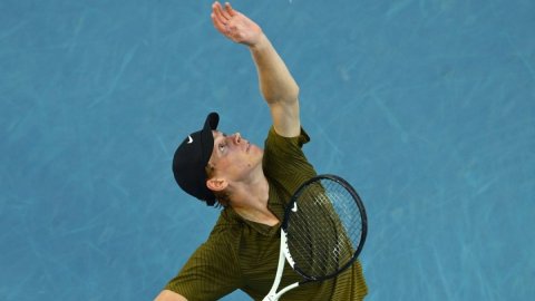 Aus Open: Jannik Sinner moves into second round after French opponent Gaston retires hurt