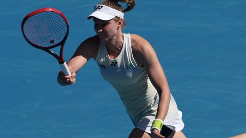 Aus Open: Rybakina through to second round with win over Slovenian rival Kaja Juvan