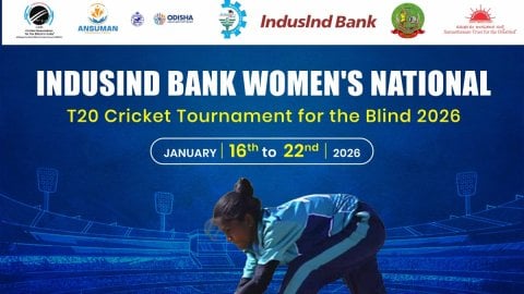 Bhubaneswar to host Women’s National T20 Cricket Tournament for the Blind 2026 from January 17