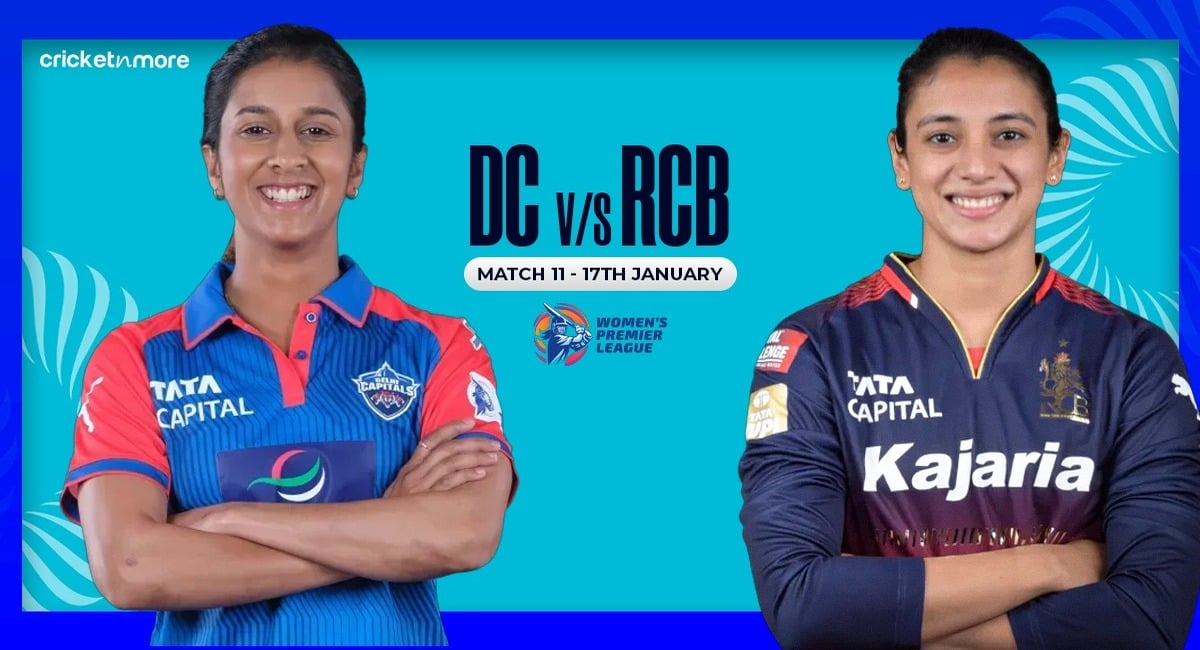 Delhi Capitals vs Royal Challengers Bengaluru, Match 11, WPL 2026, Who will win today DC-W vs RCB-W match? On Cricketnmore