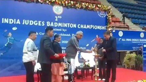 ऑल इंडिया जज बैडमिंटन चैंपियनशिप का शुभारंभ, झारखंड हाई कोर्ट के मुख्य न्यायाधीश ने किया उद्घाटन 