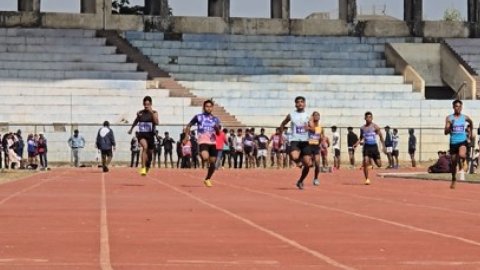 बिलासपुर: खेलो इंडिया नेशनल ट्राइबल गेम्स में छत्तीसगढ़ की टीम बनाने के लिए ट्रायल आयोजित गए