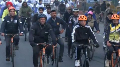 साइकिलिंग नेतृत्व का गुण सिखाती है, 'संडे ऑन साइकिल' कार्यक्रम में बोले डॉ. मनसुख मांडविया