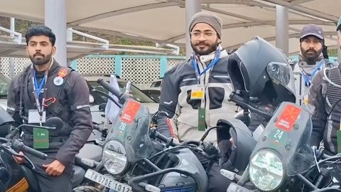 जम्मू-कश्मीर: भारतीय सेना-रॉयल एनफील्ड की संयुक्त पहल, उधमपुर में मोटरसाइकिल रैली का आयोजन