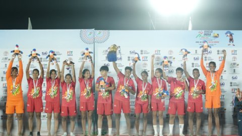 केआईबीजी 2026: बीच सॉकर में केरल के पुरुष और ओडिशा की महिलाओं ने जीते गोल्ड, मेडल टैली में टॉप पर एम