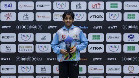 डब्ल्यूटीटी यूथ कंटेंडर: अंडर-11 में आद्या बहेती और राजदीप बिस्वास की जीत