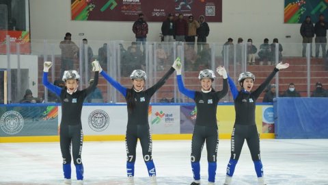 KIWG 2026: Ladakh win first gold in women’s short-track relay, skater Sachin Singh keeps Haryana on 