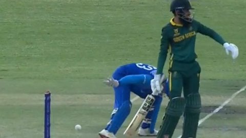 WATCH:  धोनी की याद दिला दी, अफगानिस्तान के कप्तान ने U-19 World Cup मैच में किया कैप्टन कूल वाला का