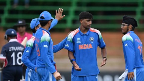 Men's U19 World Cup: Henil Patel's fifer helps India beat USA by six wickets