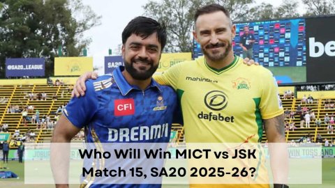 MI Cape Town vs Joburg Super Kings, Match 15, SA20 2025-26, Who will win today MICT vs JSK match?