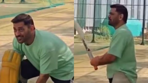VIDEO: धोनी ने शुरू की आईपीएल 2026 की तैयारी, सामने आया प्रैक्टिस का नया वीडियो