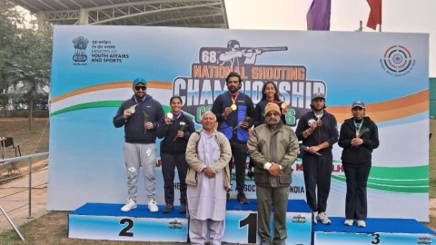 National Shooting C'ships: Ajay Kumar wins 10m Air Pistol gold; Jonathan Antony shines across junior