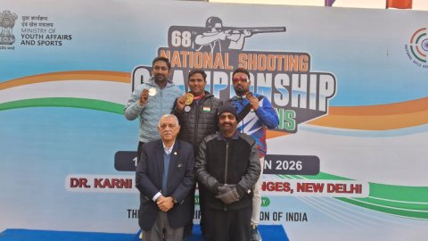 National Shooting C'ships: Mohd. Asab, Anushka Singh Bhati crowned double trap champions