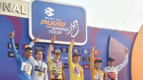 Pune Grand Tour 2026: Luke Mudgway powers through Mulshi–Maval in thrilling Stage 1; Harshveer is be