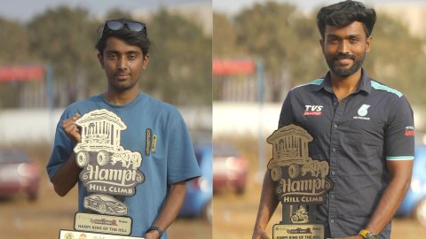 Samuel Jacob and Ruthuparna Vivek crowned 'King of Hills' in Indian National Hill Climb Championship