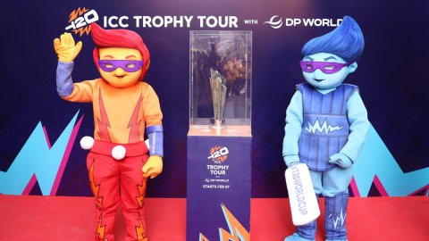T20 WC 2026 trophy reaches alma maters of Pandya, Kishan and Samson