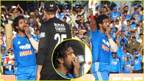 KL Rahul ने छक्का ठोककर सेंचुरी की पूरी, फिर सीटी बजाकर मनाया जश्न; देखें VIDEO