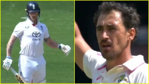 Ben Stokes की बत्ती हुई गुल, Mitchell Starc ने रफ्तार से हैरान करके ले लिया विकेट; देखें VIDEO