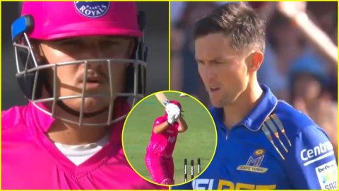 Trent Boult ने डाला सनसनाता बॉल, Lhuan-dre Pretorius के उड़ गए तोते; देखें VIDEO