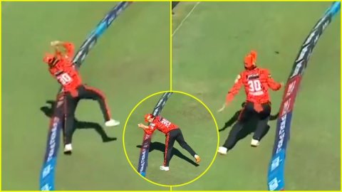 ऐसे ही OUT हो सकते थे George Linde! Tristan Stubbs ने बाउंड्री पर पकड़ा हैरतअंगेज कैच; देखें VIDEO