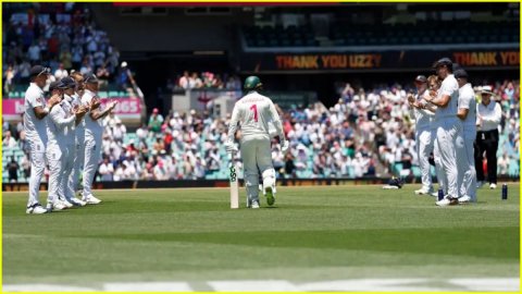Usman Khawaja को मिला गॉर्ड ऑफ ऑनर, इंग्लैंड के खिलाड़ियों ने तालियां बजाकर किया सम्मान; देखें VIDEO