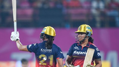 WPL 2026: Radha, Richa pull RCB out of trouble, post 182/7 against GG