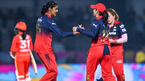 WPL 2026: Satghare's three-for helps RCB book playoffs spot with massive win over GG