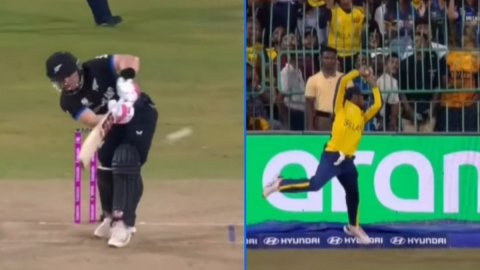 VIDEO: दुष्मंथा चमीरा की गेंद और कामिन्दु मेंडिस का कमाल, बाउंड्री लाइन पर लपका टिम सेफर्ट का देखने 