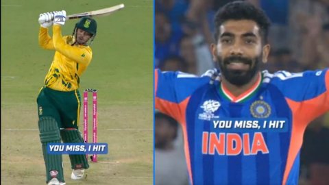 VIDEO: क्विंटन डी कॉक मिस जसप्रीत बुमराह हिट! बूम बूम ने इस तरह घातक गेंद डालकर किया साउथ अफ्रीका के