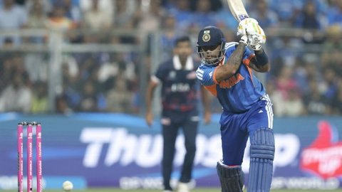 T20 World Cup 2026: यूएसए के गेंदबाजों ने किया परेशान, सूर्यकुमार यादव की कप्तानी पारी से भारत ने खड