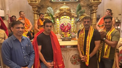 Gautam Gambhir seeks blessings at Siddhivinayak temple ahead of India’s T20 WC opener