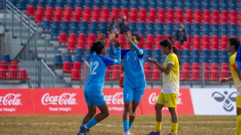 सैफ अंडर-19 विमेंस चैंपियनशिप: भारत ने भूटान को 8-0 से रौंदा, फाइनल में बांग्लादेश से होगी भिड़ंत