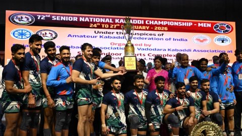 Indian Railways beat Maharashtra by 18 points to claim title in Senior Men’s National Kabaddi