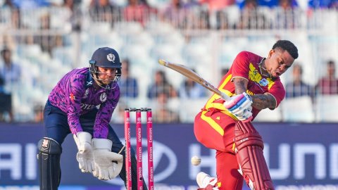 T20 WC: Shimron Hetmyer's 64 powers West Indies to 182/5 against Scotland