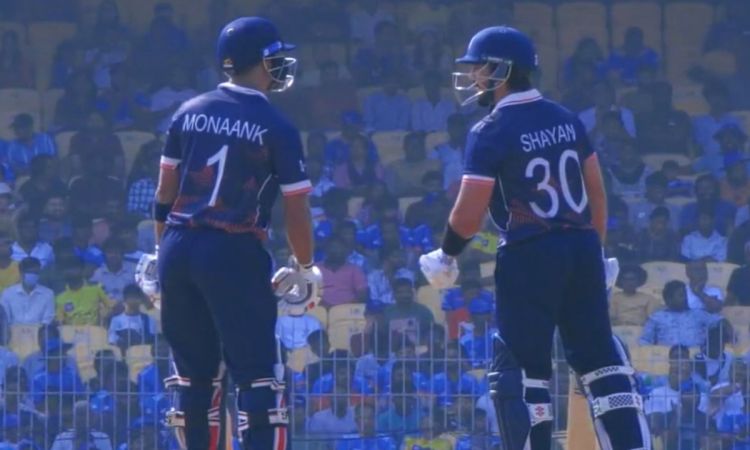 USA vs NAM: यूएसए ने नामीबिया को दिया 200 रनों का टारगेट, मोनांक पटेल और संजय कृष्णमुर्ति ने ठोका पचास