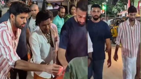 WATCH: T20 वर्ल्ड कप जीत के बाद वरुण चक्रवर्ती और वाशिंगटन सुंदर ने की खास यात्रा, 14 किमी गिरिवलम क