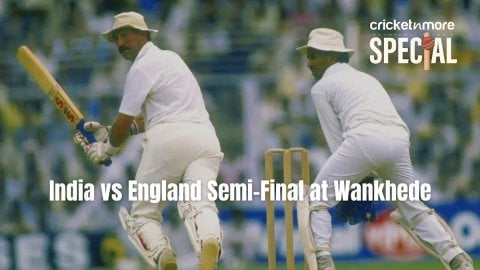 India vs England Semi-Final at Wankhede 1987