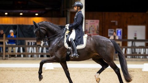 Anush Agarwalla makes impressive international debut at Belgium Dressage Events