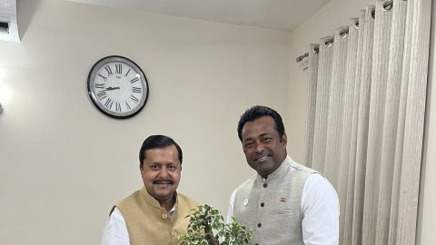 Committed to working for youth development and growth of sport, says Leander Paes, after joining BJP