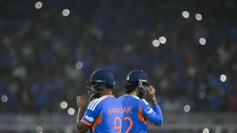 ‘Do we need this in the World Cup?’: Gavaskar, Shastri voice frustration over laser show in drinks b