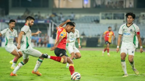 आईएसएल: ईस्ट बंगाल ने मोहम्मडन स्पोर्टिंग को 7-0 से हराया 