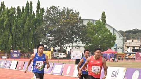 केआईटीजी: 10.58 सेकंड के साथ शिव कुमार ने पूरी की 100 मीटर दौड़, महिलाओं में पृथ्वी उरांव अव्वल