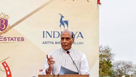 New Delhi: Rajnath Singh Attends Aditya Birla Memorial Polo Cup Final