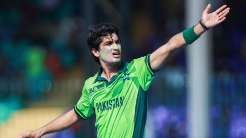 Karachi: ICC Champions Trophy cricket match between Pakistan and New Zealand