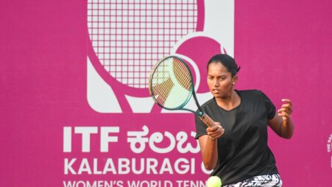 Indians shine in first round of qualifying at the ITF W35 Kalaburagi
